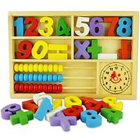 Building Blocks Toy Abacuses For Gift Building Blocks Model Building Toy Square Wood 2 to 4 Years 5 to 7 Years Toys