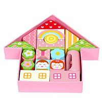 Building Blocks For Gift Building Blocks Model Building Toy House Wood 2 to 4 Years 5 to 7 Years Toys