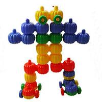 Building Blocks Educational Toy For Gift Building Blocks Model Building Toy Pumpkin Plastic 2 to 4 Years 5 to 7 Years Toys