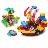 Building Blocks Educational Toy For Gift Building Blocks Model Building Toy Ship ABS 2 to 4 Years 5 to 7 Years Toys