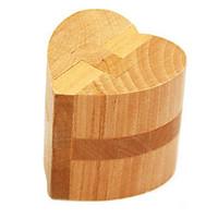 Building Blocks Kong Ming Lock For Gift Building Blocks Model Building Toy Heart-Shaped Wood Toys