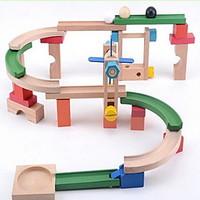Building Blocks Track Sets For Gift Building Blocks Novelty Gag Toys Wood 2 to 4 Years 5 to 7 Years 8 to 13 Years Toys