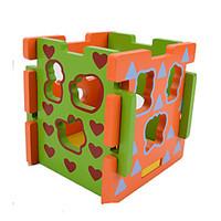 Building Blocks Pegged Puzzles For Gift Building Blocks Leisure Hobby Square Wood 2 to 4 Years 5 to 7 Years Toys