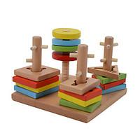 Building Blocks Pegged Puzzles For Gift Building Blocks Leisure Hobby Wood 2 to 4 Years 5 to 7 Years Toys