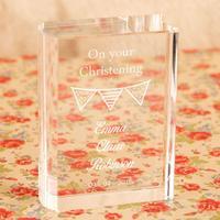 Bunting Miniature Glass Book