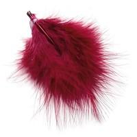 Burgundy Decorative Feathers