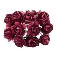 Burgundy Tea Roses