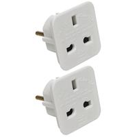 buy 1 get 1 free 2 pin travel adaptor plug