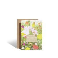 Butterfly Embellishment Floral Get Well Soon Card