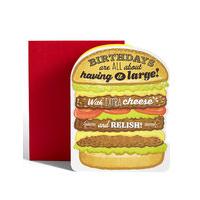Burger Birthday Card