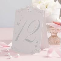 butterfly table numbers