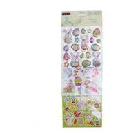 Bunnies and Eggs Easter Stickers Waterfall 3 Pack