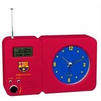 burgundy barcelona radio clock