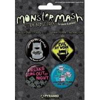 Button Badge Pack David And Goliath Present Monster Mash, The Monsters Made Me