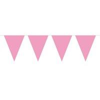 Bunting Pink Light 10m With 15 Flags