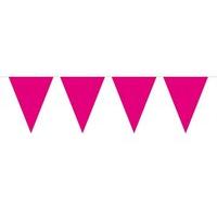 bunting cerise 10m with 15 flags