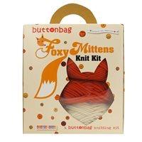 buttonbag foxy mitten knitting kit