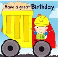 Builder at work happy birthday c...