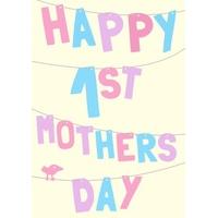 Bunting | First Mothers Day Card