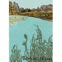 bullrushes | thinking of you card
