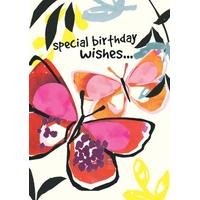 butterfly birthday card bo1028