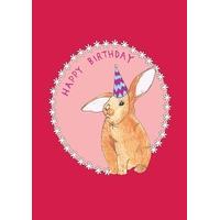 Bunny Hat | Birthday Card | SS1015