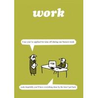 busiest week funny leaving card mt1080