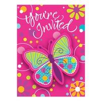 Butterfly Sparkle Invitations