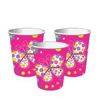 Butterfly Sparkle Paper Party Cups