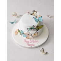 Butterfly Cascade Cake