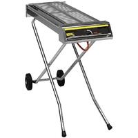 buffalo folding propane gas barbecue on wheels