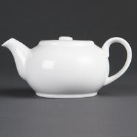 Bulk Buy Pack of 12 Olympia Whiteware Teapots 426ml 15oz Pack of 12