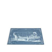 Butchers Print Glass Work Top Saver