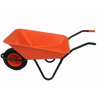 bullbarrow wheelbarrow orange solid