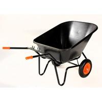 bullbarrow titan 200 litre black wheelbarrow