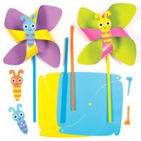 Butterfly Windmill Kits (Pack of 30)