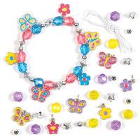 Butterfly Charm Bracelet Kits (Pack of 3)