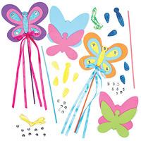 Butterfly Magic Wand Kits (Pack of 16)
