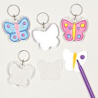 Butterfly Keyring Kits (Pack of 6)