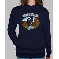 buffalo soldier (hooded girl)