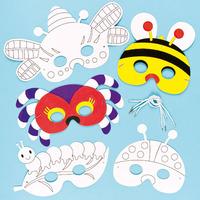 Bug Colour-in Masks (Pack of 6)