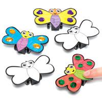 Butterfly Colour-in Pull Back Racers (Pack of 6)