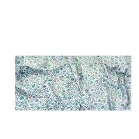 Busy Floral Cotton Lawn Dress Fabric Blue & Green