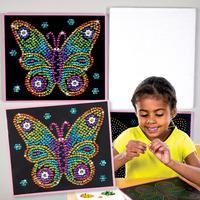 Butterfly Sequin Picture Kits Bulk Pack (Pack of 30)