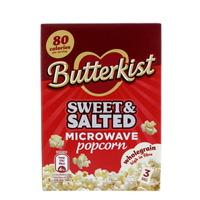 butterkist microwave sweet salted 3 pack