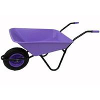 Bullbarrow Wheelbarrow Lilac Pneumatic