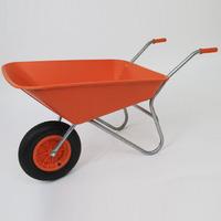 bullbarrow picador wheelbarrow orange solid