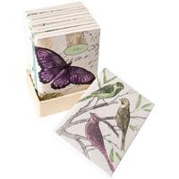 Butterfly Notebook with Handmade Paper - Large