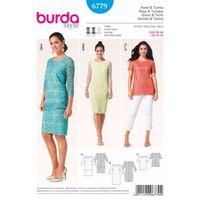 Burda Style Pattern 6779 Evening & Bridal Wear 381532