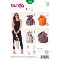 Burda Style Pattern 6961 Drawstring Bags 380097